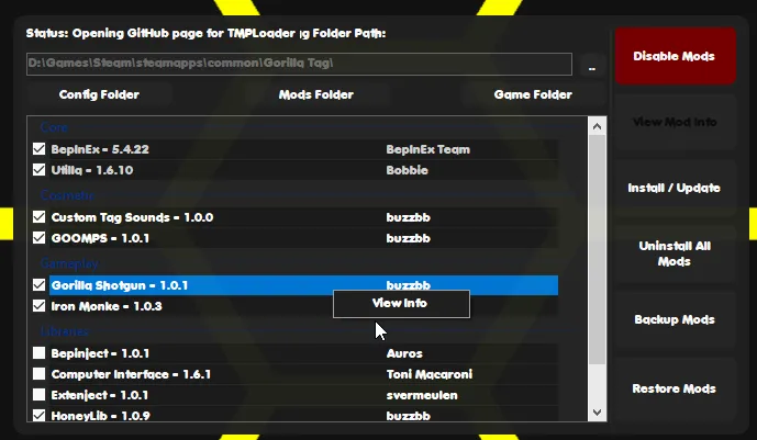 Monke Mod Manager 2.0.3 Latest Version for Gorilla Tag — Download & Install Guide Gorilla Tag mod cover preview